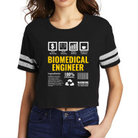 Biomedical Engineer Facts Label Biomedical Engineering Scorecard Crop Tee | Artistshot