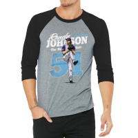 Randy Johnson Retro 3/4 Sleeve Shirt | Artistshot