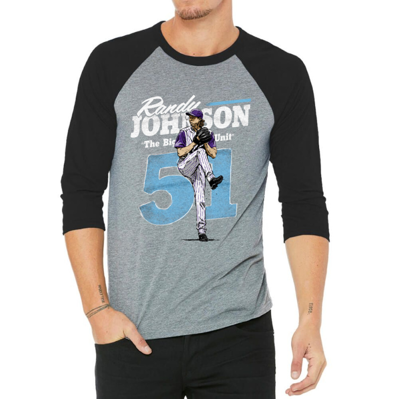 Randy Johnson Retro 3/4 Sleeve Shirt by kr205 | Artistshot