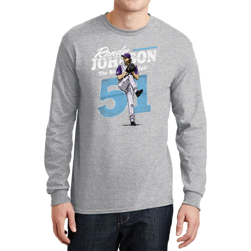 Randy Johnson Retro Long Sleeve Shirts by kr205 | Artistshot