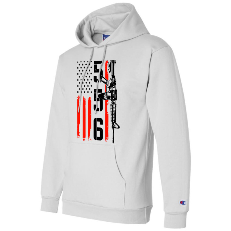 Ar 15 American Flag   Ar15 Rifle Sling Champion Hoodie by jessicafreya | Artistshot