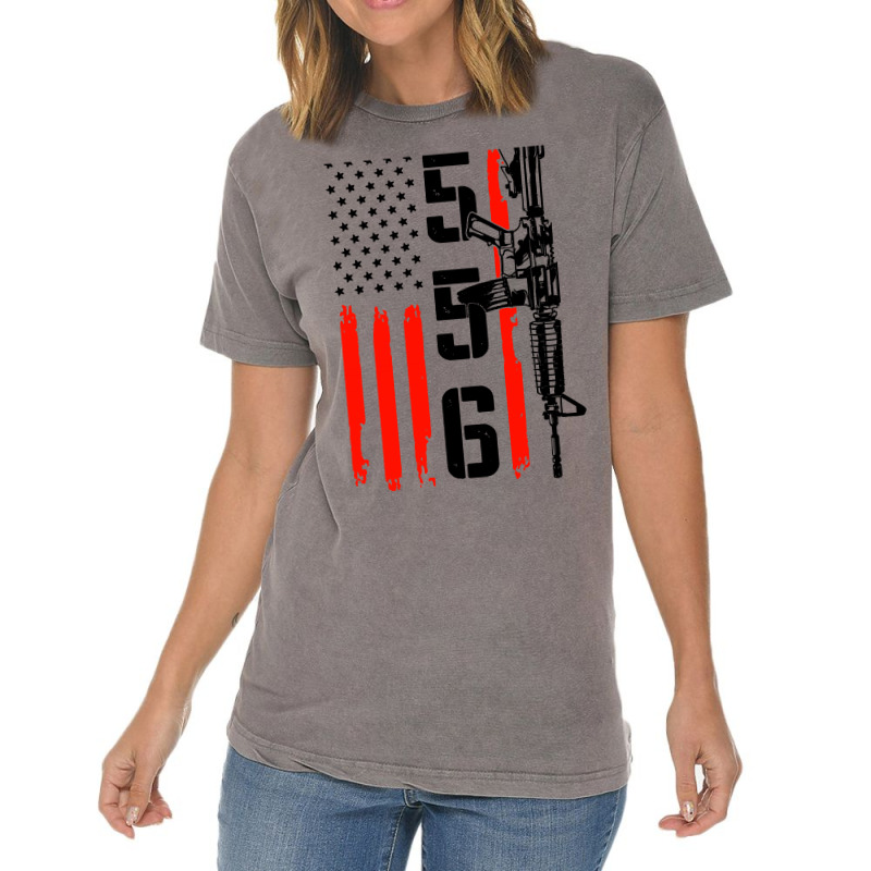 Ar 15 American Flag   Ar15 Rifle Sling Vintage T-Shirt by jessicafreya | Artistshot