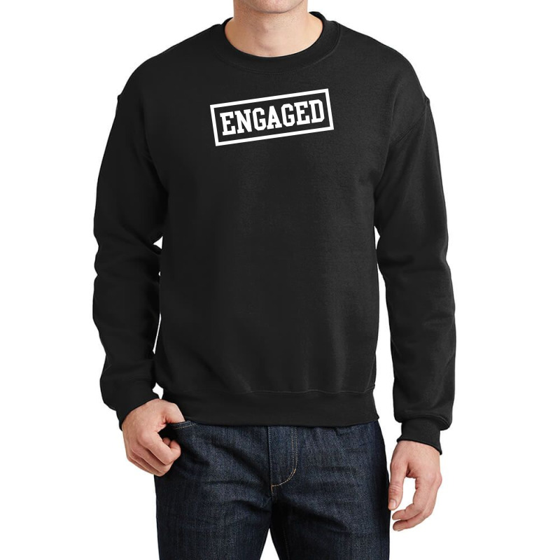 Engaged Box Crewneck Sweatshirt | Artistshot