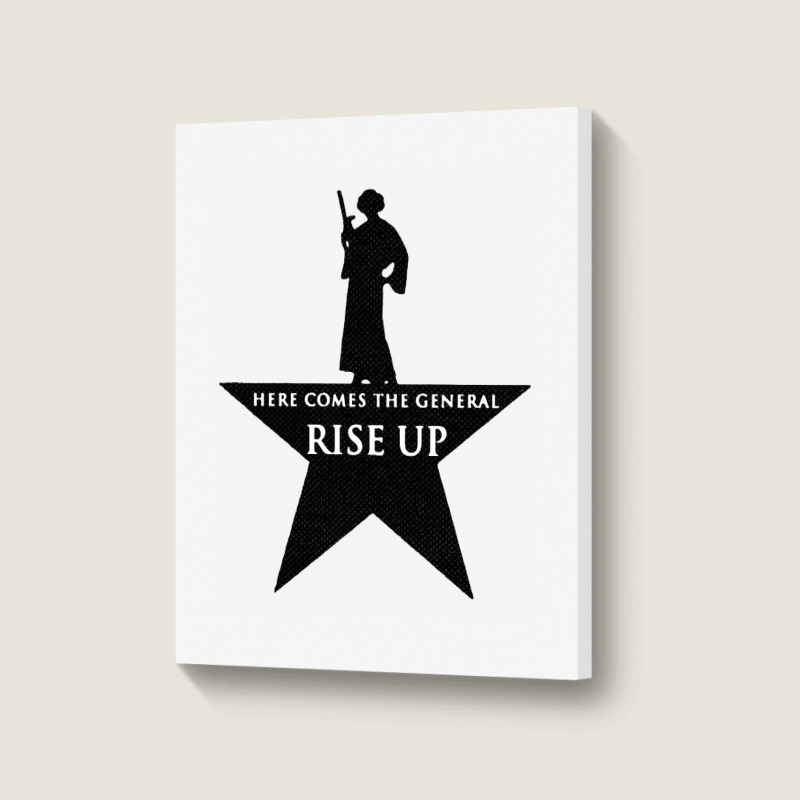 Here Comes The General Rise Up Portrait Canvas Print | Artistshot