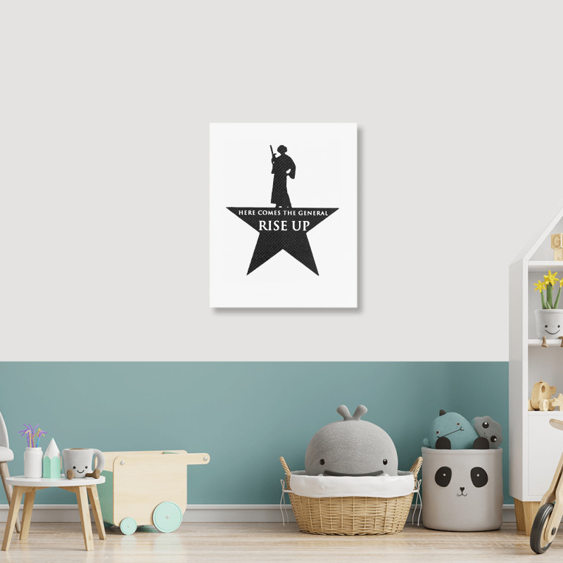 Here Comes The General Rise Up Portrait Canvas Print | Artistshot