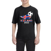 Iceland Flag Jersey Supporter Icelandic Soccer Team Iceland Youth Tee | Artistshot