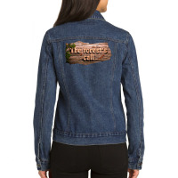 Message Save Forest`s Call Incentive Conservation Messages Ladies Denim Jacket | Artistshot