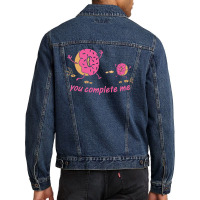 You Complete Me Men Denim Jacket | Artistshot