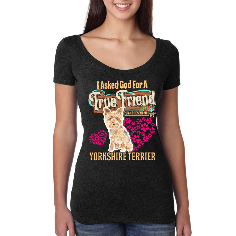 Yorkshire Terrier Owner Gift Yorkshire T  Shirt E N T  Shirt Women's Triblend Scoop T-shirt by tamia77738 | Artistshot