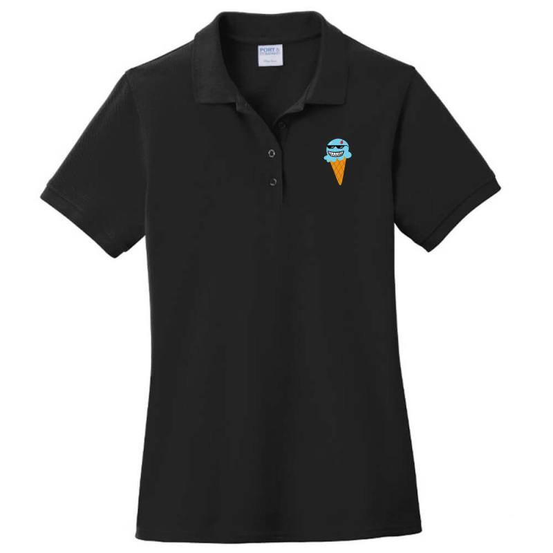 Ice Cream Smile Ladies Polo Shirt by Jack99 | Artistshot