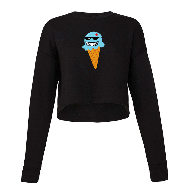 Ice Cream Smile Cropped Sweater by Jack99 | Artistshot