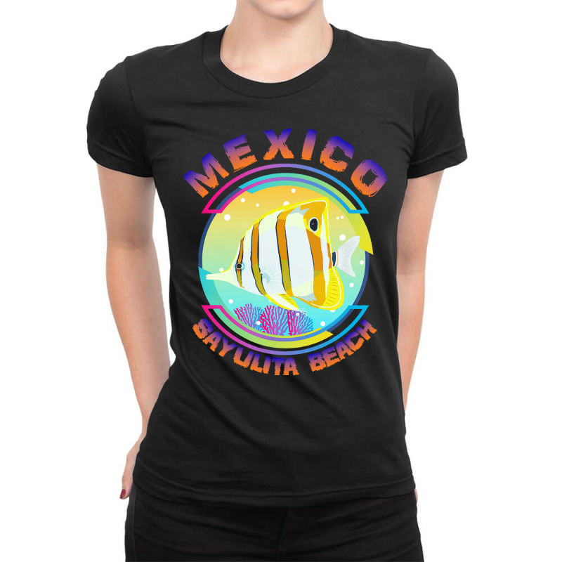 Mexico Sayulita Beach T  Shirt Mexico Sayulita Beach ( Riviera Nayarit Ladies Fitted T-Shirt by partyguess | Artistshot