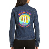 Mexico Sayulita Beach T  Shirt Mexico Sayulita Beach ( Riviera Nayarit Ladies Denim Jacket | Artistshot