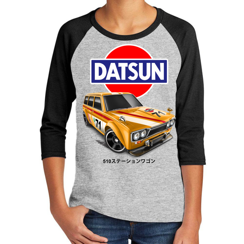 Dattosan (ダットサン) Youth 3/4 Sleeve by slimrudebwoy | Artistshot