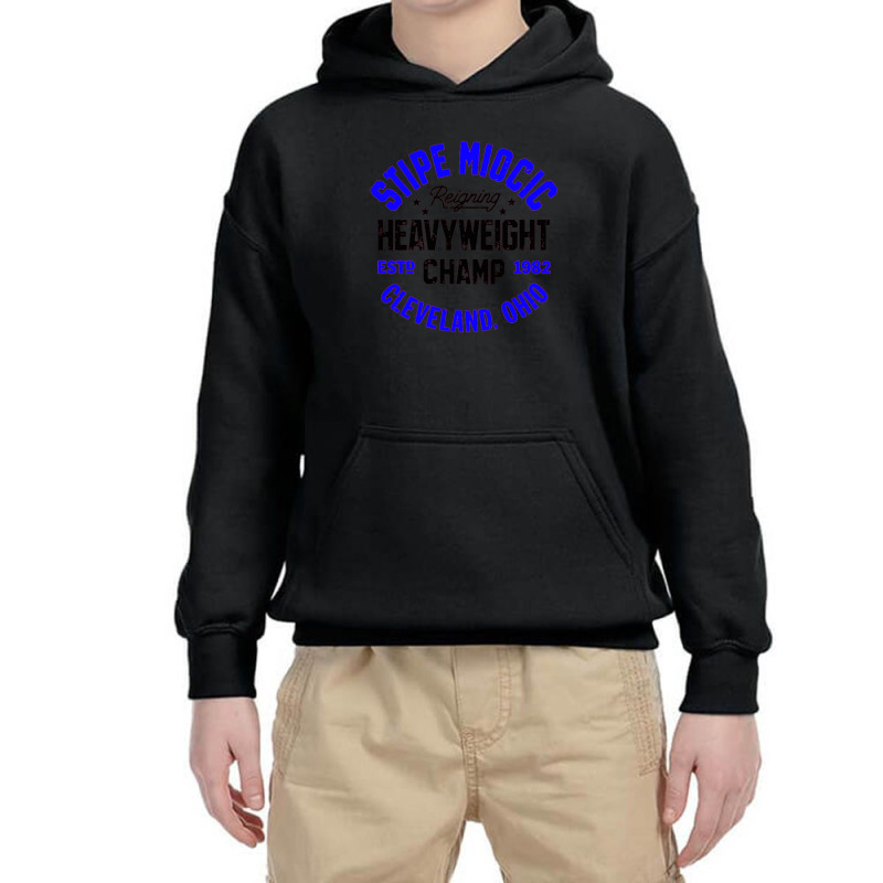 Stipe Miocic   Heavyweight Champ Youth Hoodie by saterseim | Artistshot