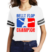 Belly Flop Champion Parody Scorecard Crop Tee | Artistshot