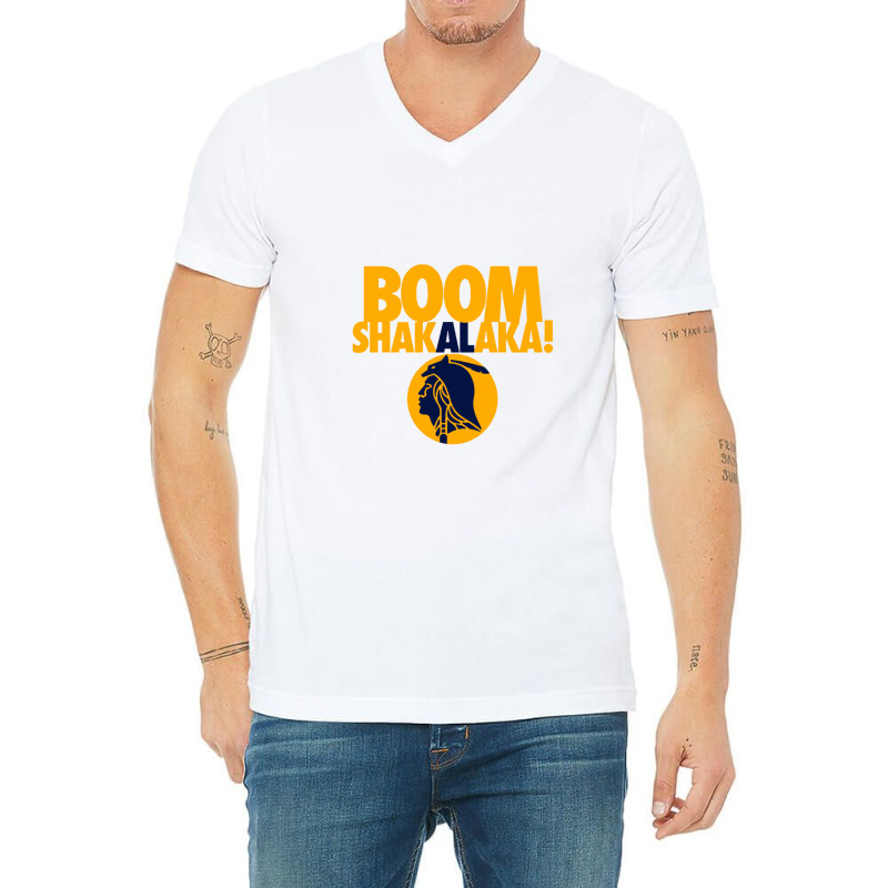 Boom Shakalaka Art V-Neck Tee by saterseim | Artistshot