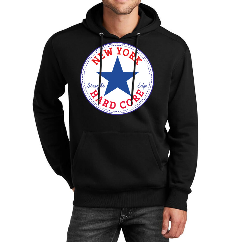 New York City Hard Core Nyhc Straight Edge Punk Streetwear Long Sleeve  Unisex Hoodie. By Artistshot