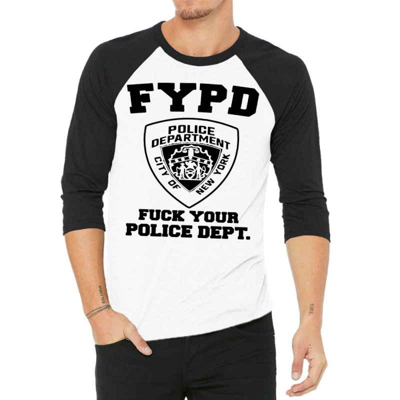 Funny Hilarious Police Dept 3/4 Sleeve Shirt | Artistshot