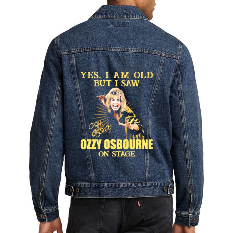 Ozzy Ousbourne Men Denim Jacket | Artistshot