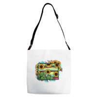 Wyoming Map Sunflower Cactus Serape Adjustable Strap Totes | Artistshot