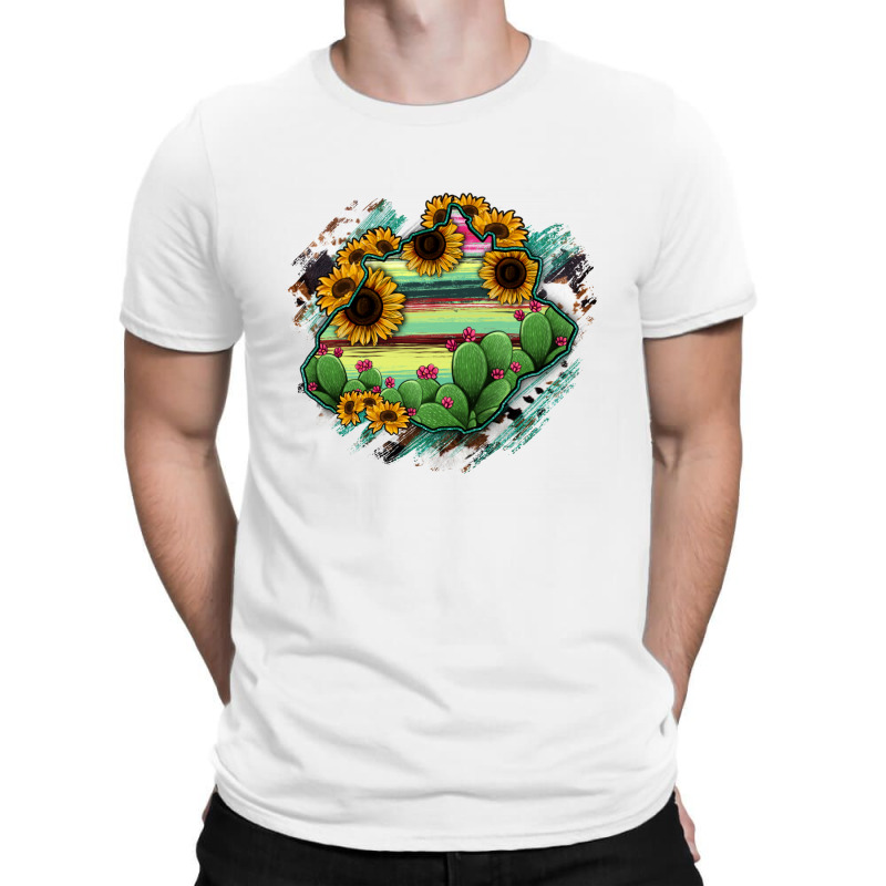 Aguascalientes State Of Mexico Map T-shirt | Artistshot