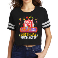 Mom Of The Birthday Ringmaster Kids T  Shirt Birthday Party Circus Mom Scorecard Crop Tee | Artistshot