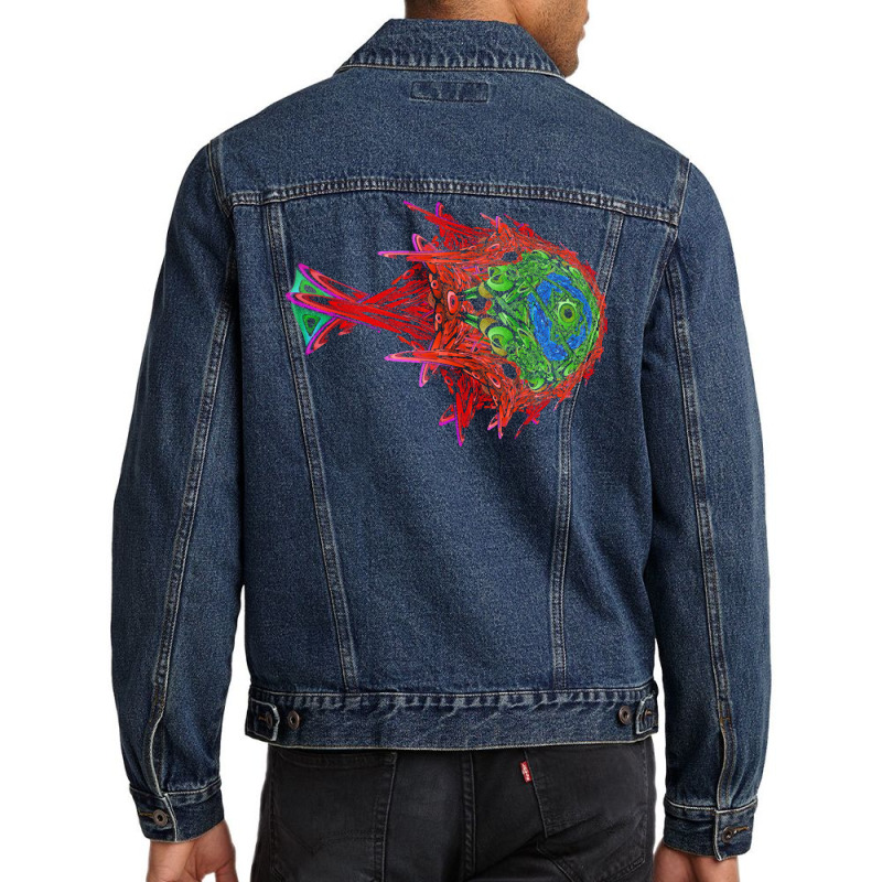 Fish T  Shirt Fishy T  Shirt Men Denim Jacket | Artistshot