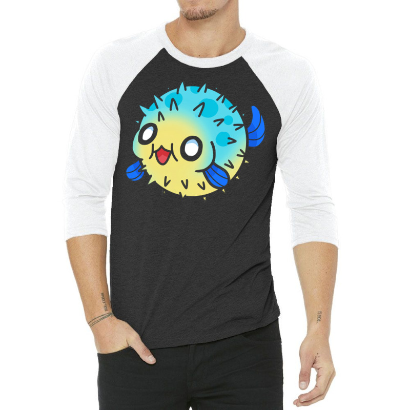 Fish T  Shirt Pufferfish T  Shirt 3/4 Sleeve Shirt | Artistshot