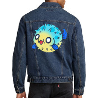 Fish T  Shirt Pufferfish T  Shirt Men Denim Jacket | Artistshot