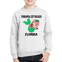 Panama City Beach Cute Mermaid Youth Sweatshirt | Artistshot