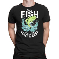 Fisherman T  Shirt Its  Fish O'clock Somewhere T  Shirt T-shirt | Artistshot