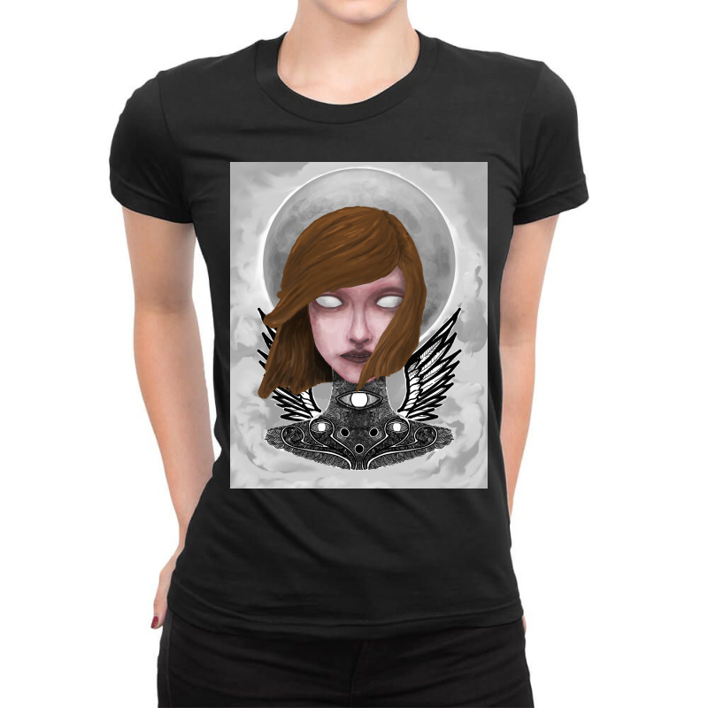 My Private Goddess Ladies Fitted T-Shirt by Knife.vs.face | Artistshot