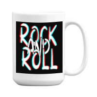 Rock And Roll 15 Oz Coffee Mug | Artistshot