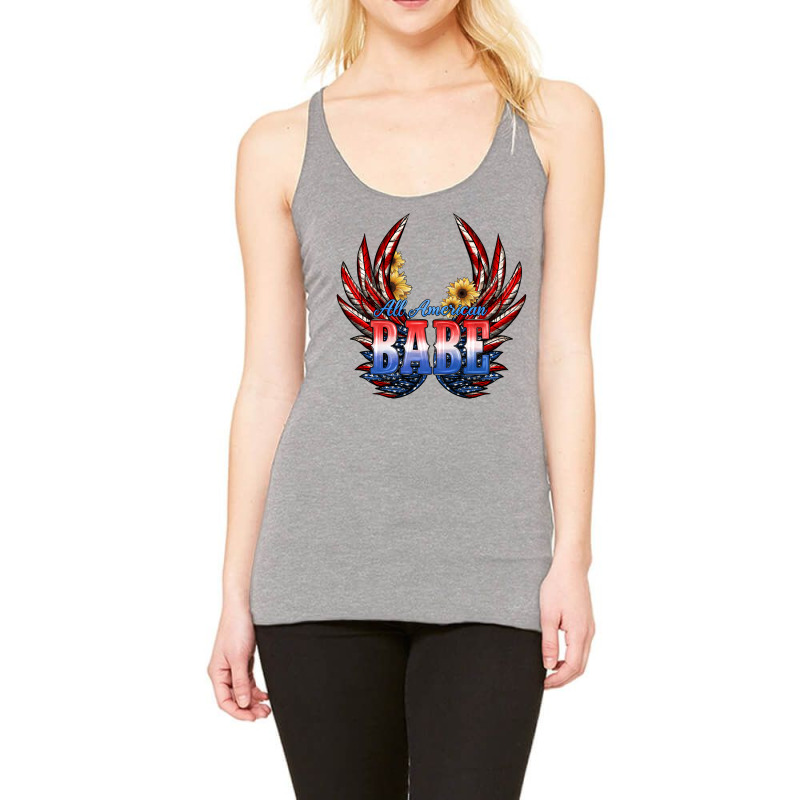 All America Babe Racerback Tank by JahusDesignShop | Artistshot