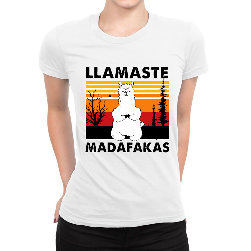 Llamaste Madafakas Ladies Fitted T-Shirt by atereabag | Artistshot