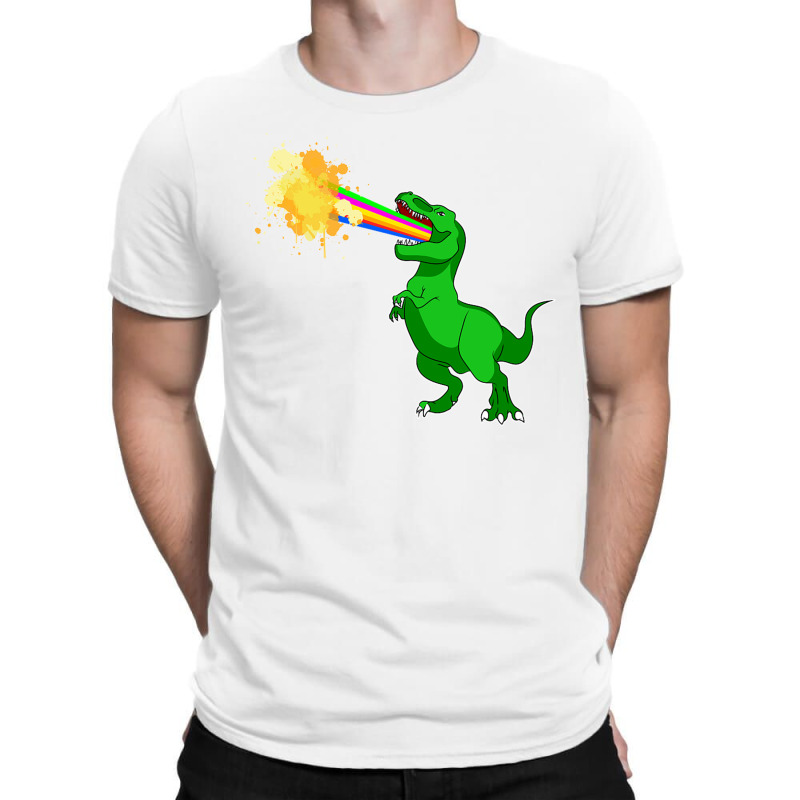 Rainbow Dinosaur For Pride T-shirt | Artistshot