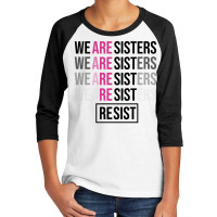 Rainbow Feminine Resist Black Youth 3/4 Sleeve | Artistshot