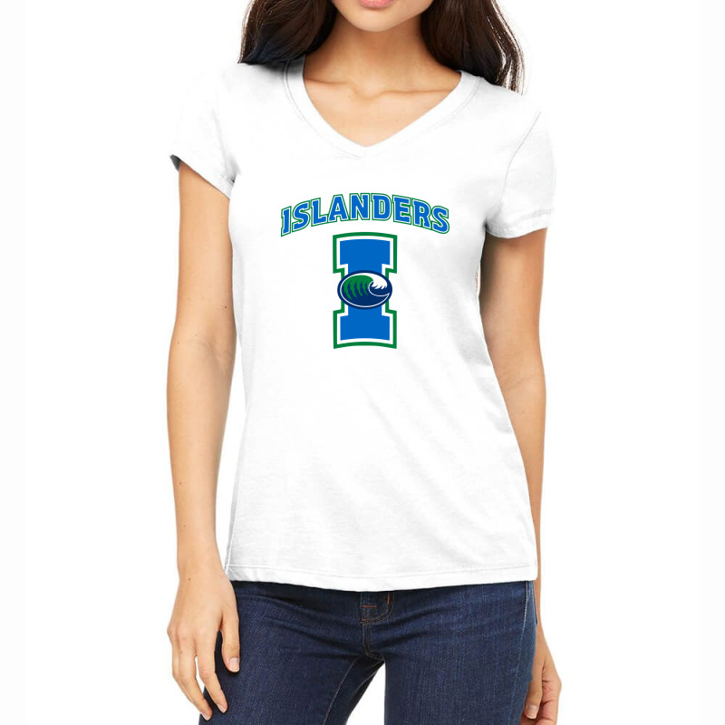 The Texas A&m Corpus Christi Islanders Women's V-Neck T-Shirt by christiano rebeca | Artistshot