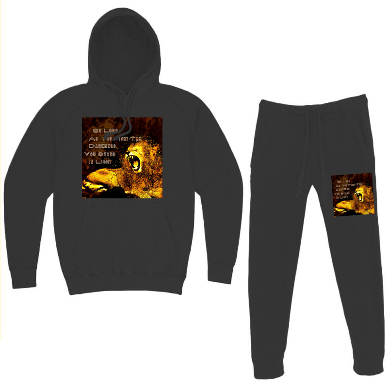 So Long As You Fight The Darkness You Stand In Light -  Motivational Hoodie & Jogger Set | Artistshot