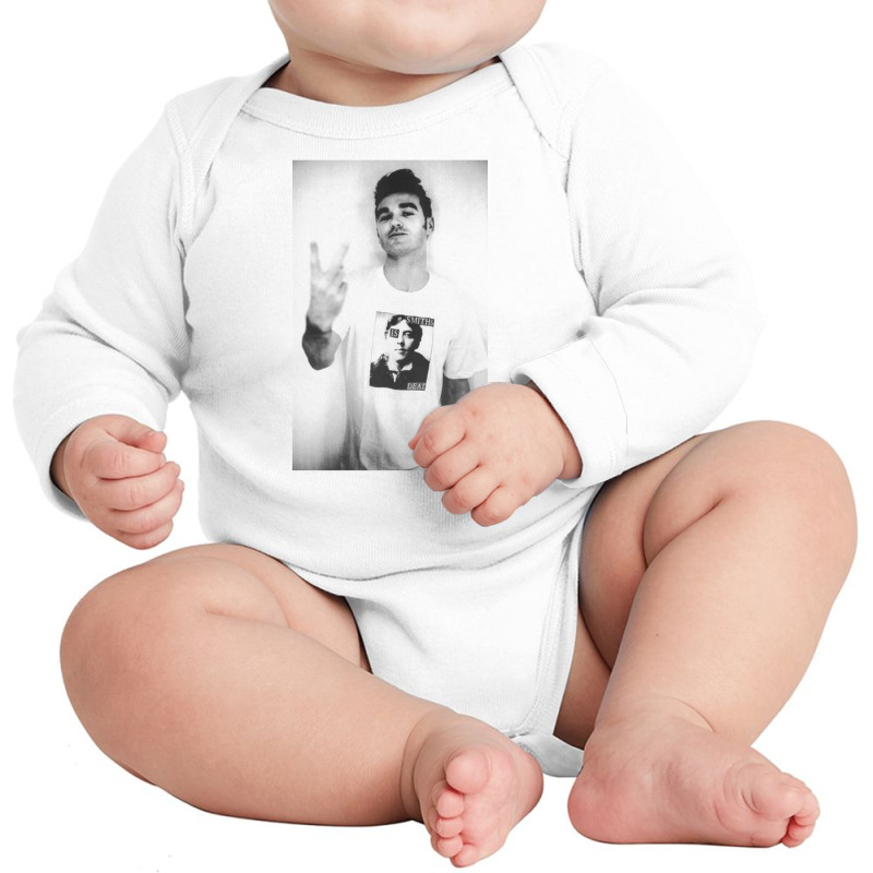 Morrissey Finger Flip [twhite] Long Sleeve Baby Bodysuit | Artistshot