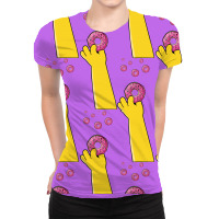 Homer Donuts All Over Women's T-shirt | Artistshot