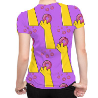 Homer Donuts All Over Women's T-shirt | Artistshot