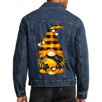 Bee Cute Honey Bee Gnome For Xmas Matching Couple & Beekeeper 188 Beek Men Denim Jacket | Artistshot