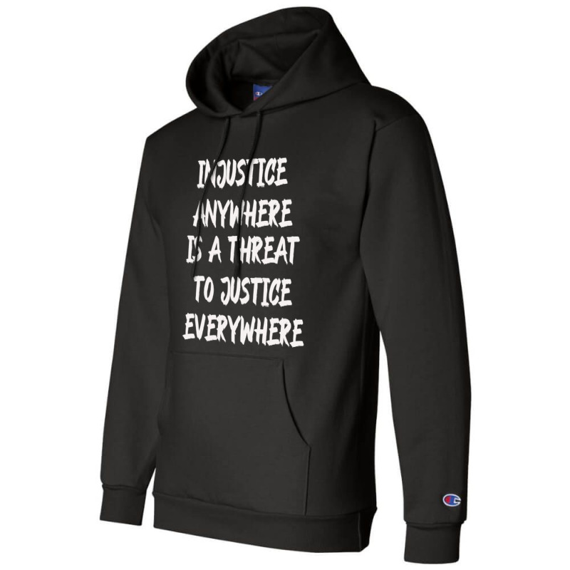 Mlk Quote  Martin Luther King Jr Day  Black History Month Champion Hoodie by Hoangduong | Artistshot