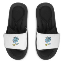 Alaaddin's Magic Lamp Blue Genie Slide Sandal | Artistshot