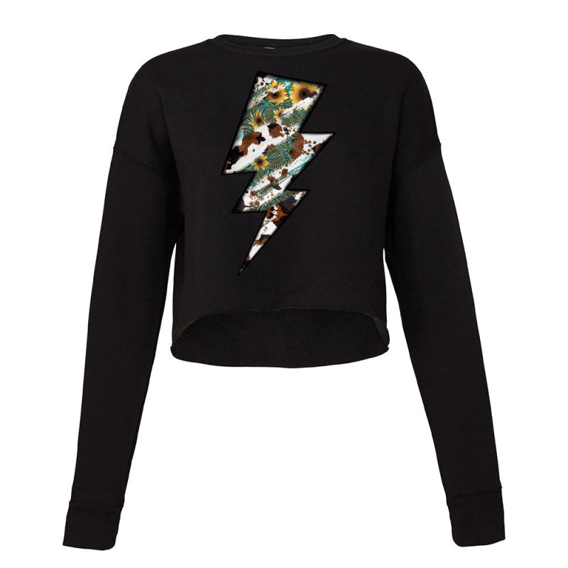 Lightning Bolt Cropped Sweater by JahusDesignShop | Artistshot