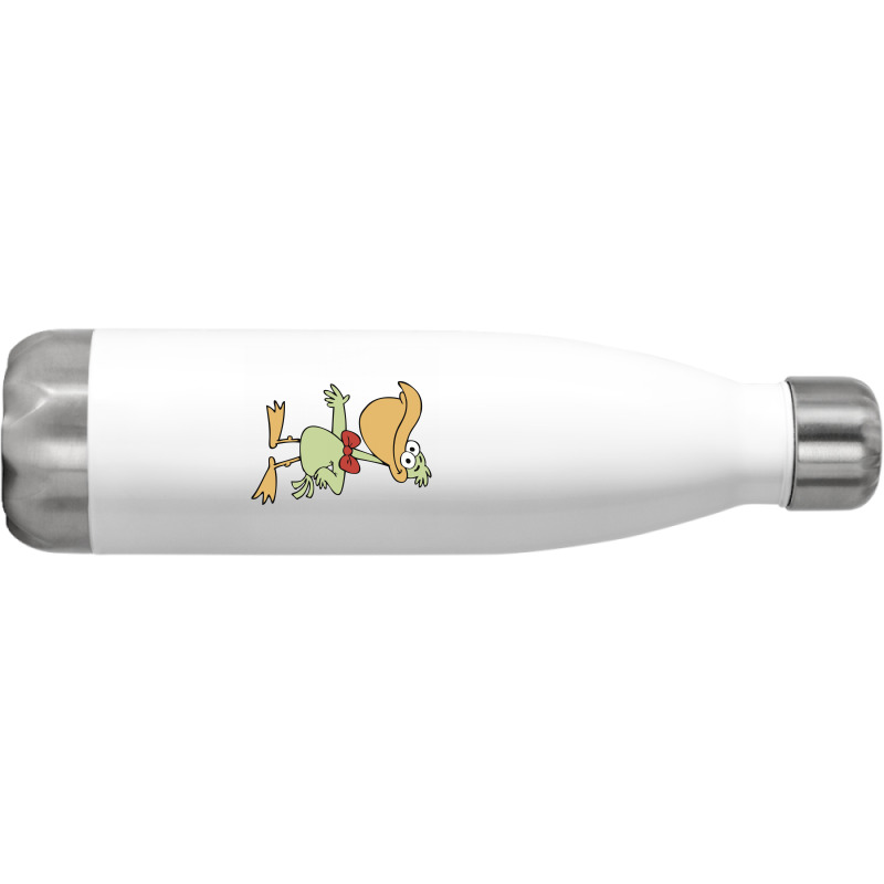 Cartoon Pelican With Red Bow Tie 01 Stainless Steel Water Bottle | Artistshot