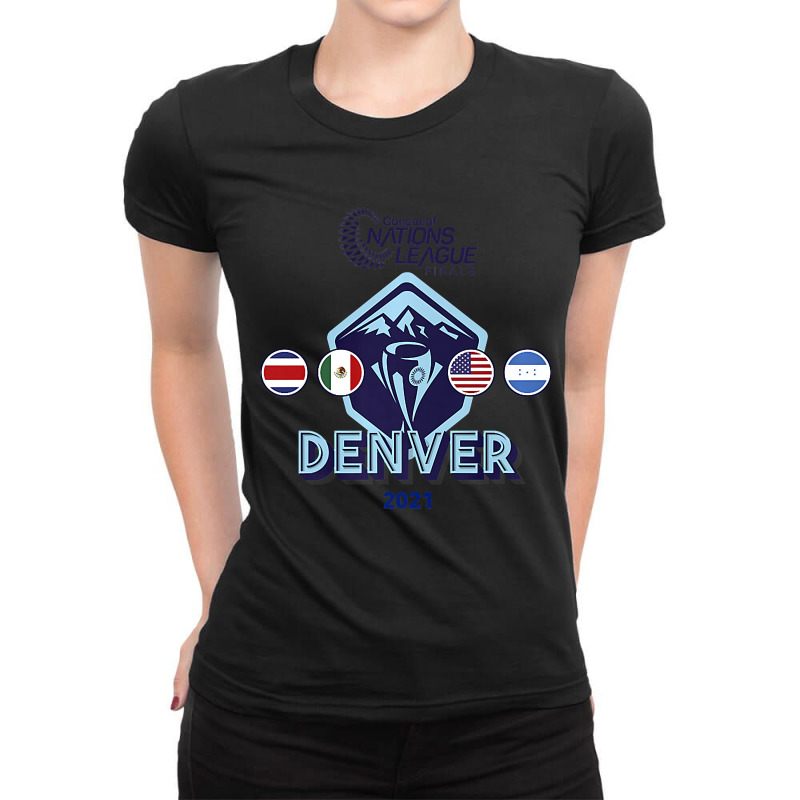 Nations League Champions Usa 2021 Premium T Shirt Ladies Fitted T-Shirt by new121 | Artistshot