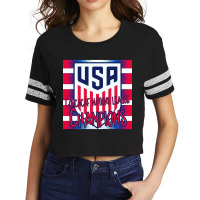 Usmnt Champions T Shirt Scorecard Crop Tee | Artistshot